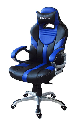 MotoRacer Ergonomic Racing Style PU Leather Computer Chair