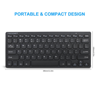 TeckNet Ultra Slim USB Compact Wireless Keyboard