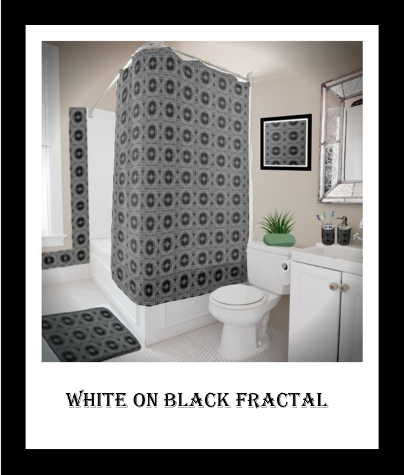 bthq design White On Black Fractal